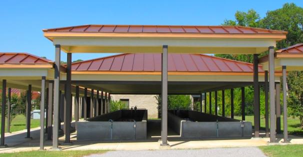Outdoor facilities at the Bob Tyler Fish Hatchery